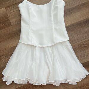 ✨ Amanda Uprichard Airess Dress – Ivory | XS ✨